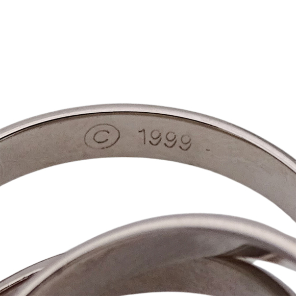 CARTIER Silver Trinity Ring #50 - Picture 4 of 10